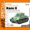 US Ram II Medium Tank Model Kit 1/72 Scale