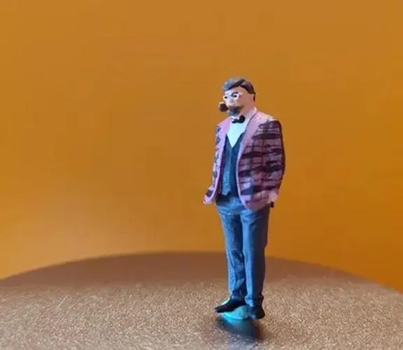 Stylish 1:64 Scale Male Doll Figure 9 Stylish 1:64 Scale Male Doll Figure - Image 9