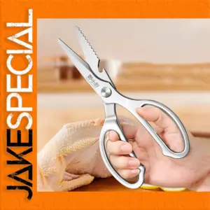All-Steel Kitchen Scissors for Versatile Cutting