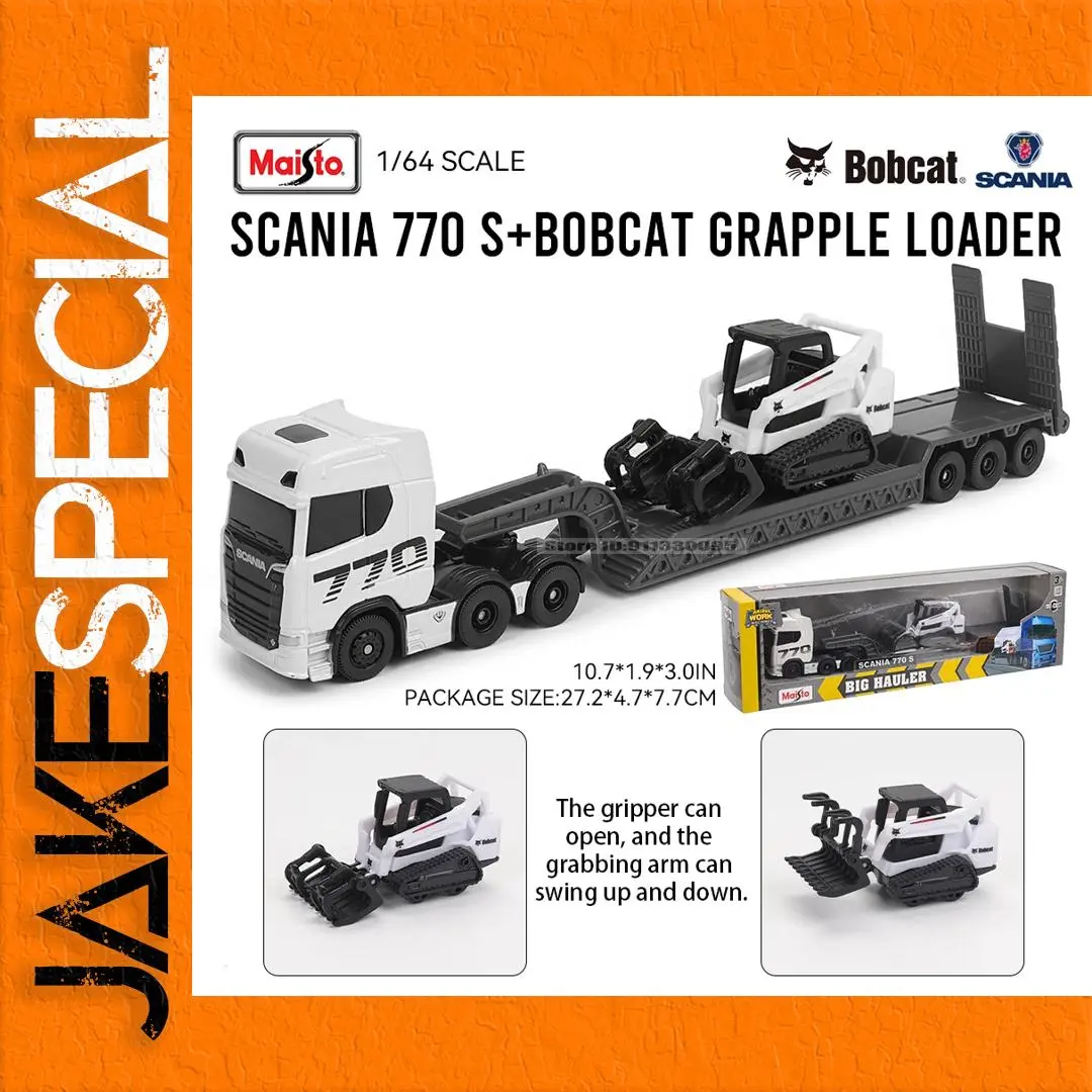 Scania 770 S Volvo Forklift Transport Model 1 Scania 770 S Volvo Forklift Transport Model