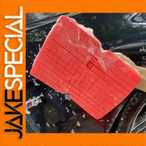 Large Red Car Washing Sponge for Safe Cleaning