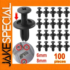 Durable Plastic Rivets for Car Repairs