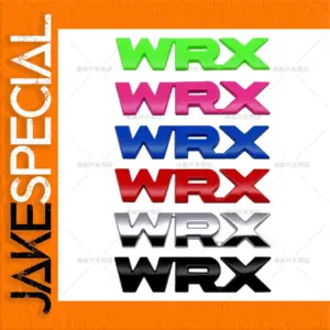 Vibrant 3D WRX Badge for Subaru