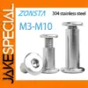 Stainless Steel Connector Set M3 M4 M5 M6 M8 M10