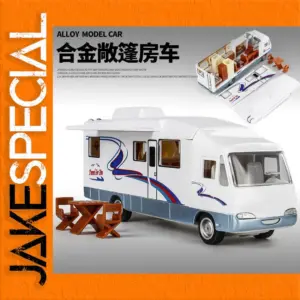 White Diecast RV Model by DuBeeBee