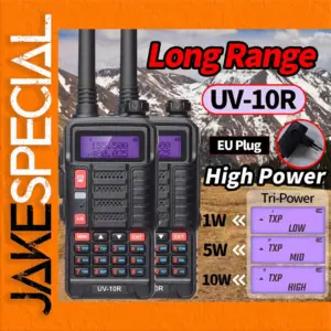 Professional Dual-Band Walkie-Talkie 10km Range