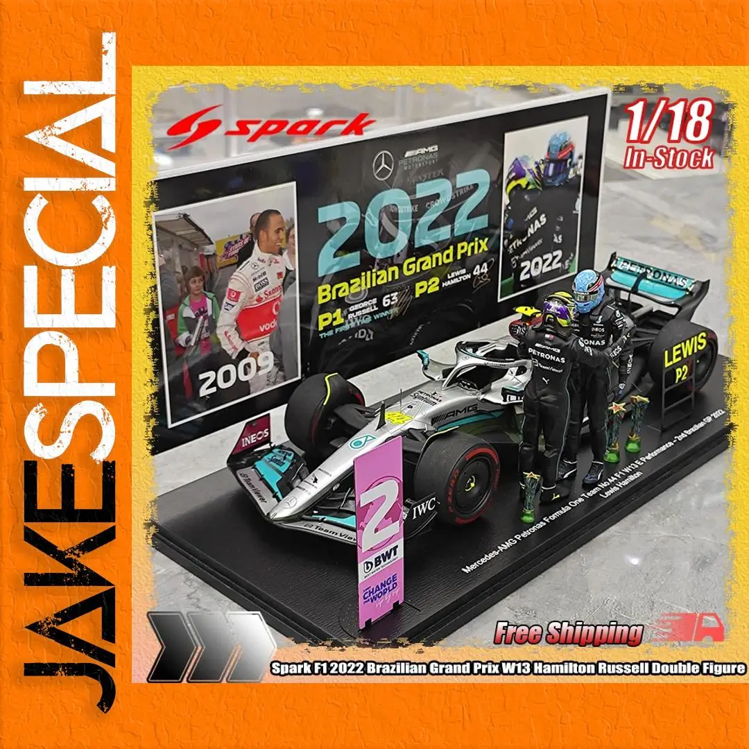 Mercedes F1 W13 1:18 Resin Model with Driver Figures 1 Mercedes F1 W13 1:18 Resin Model with Driver Figures