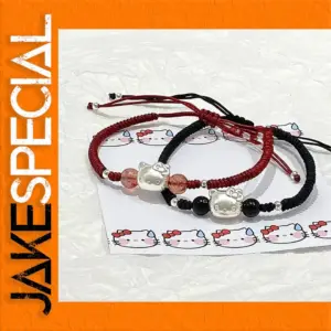 Hello Kitty Adjustable Woven Bracelet for Kids