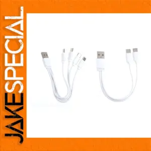 USB A Male to Dual Type-C and Micro USB Splitter