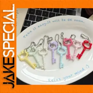 Colorful KT Cat Keychains Set of 4 or 8