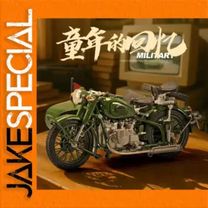 1/10 Alloy Military Tricycle Motorcycle Model