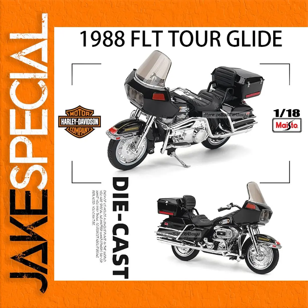 Maisto 1:18 Harley-Davidson 1988 FLT Model 1 Maisto 1:18 Harley-Davidson 1988 FLT Model