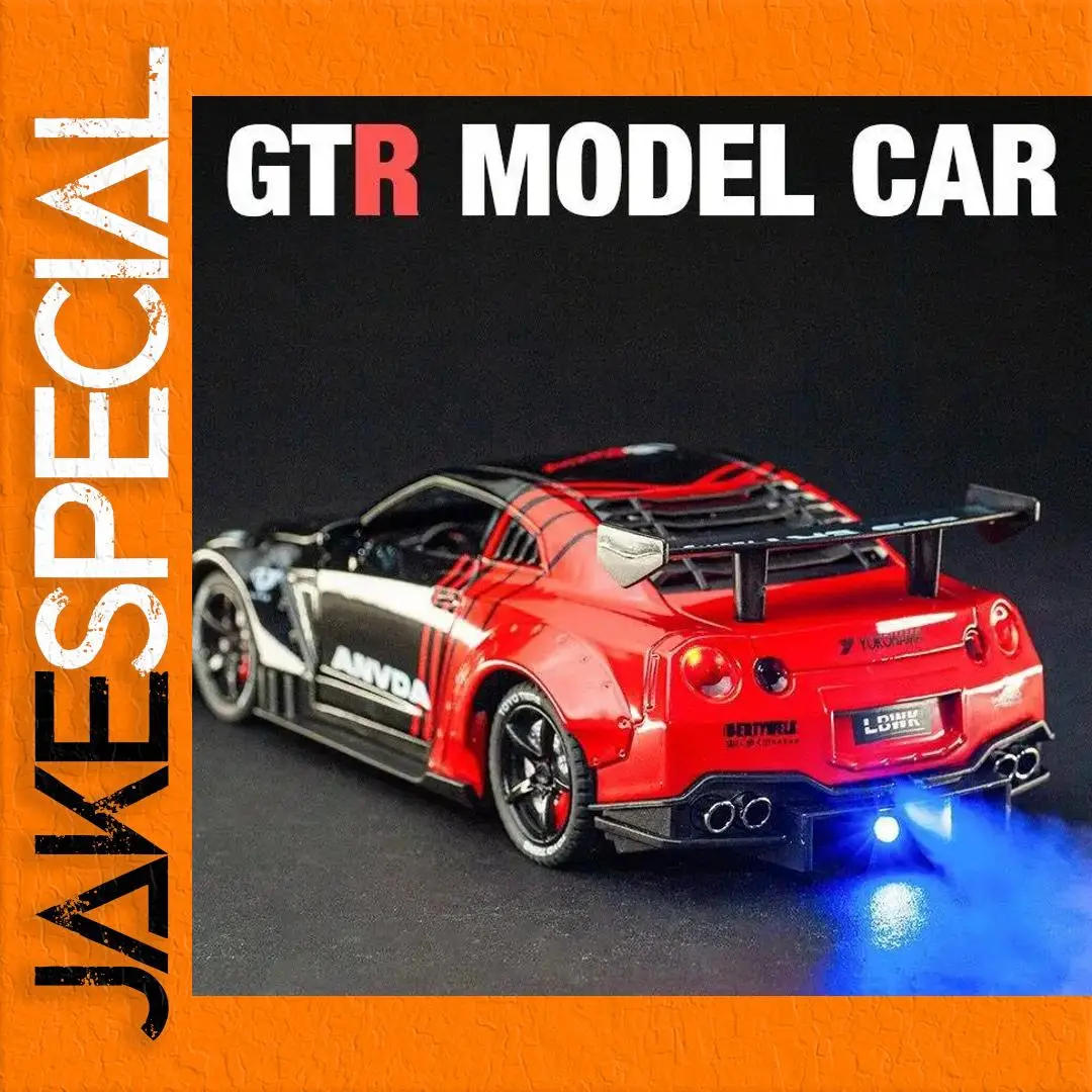 Detailed Nissan GT-R R35 1:24 Diecast Model 1 Detailed Nissan GT-R R35 1:24 Diecast Model