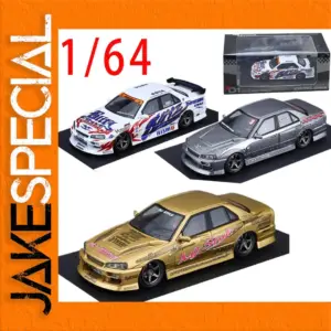 1/64 Scale Nissan Skyline GTR ER34 Diecast Set