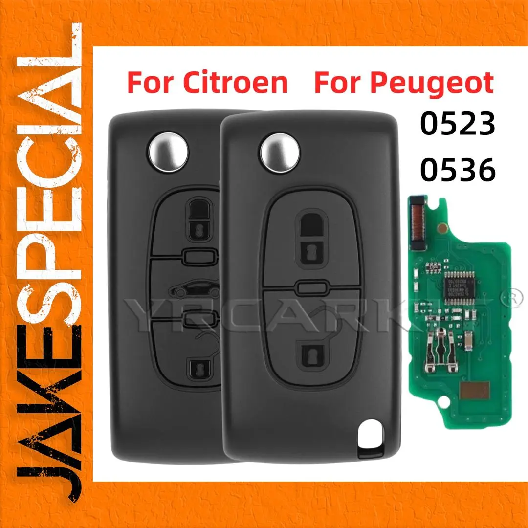 Peugeot Citroen Key Remote Fob 433.9MHz 1 Peugeot Citroen Key Remote Fob 433.9MHz