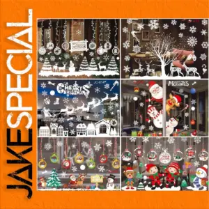 Festive Christmas Window Sticker for 2024