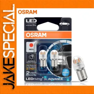 Red OSRAM LEDriving SL Advance Bulbs for BAY15d