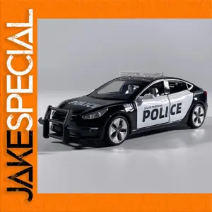 1:32 Diecast Police Model Car with Lights