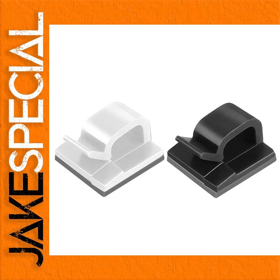 60-Piece Mini Outdoor Cable Clips Set 1 60-Piece Mini Outdoor Cable Clips Set