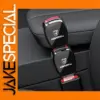 Black Abarth Seat Belt Extender with Red Accents