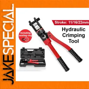 Hydraulic Crimping Tool with 6-12 Ton Capacity
