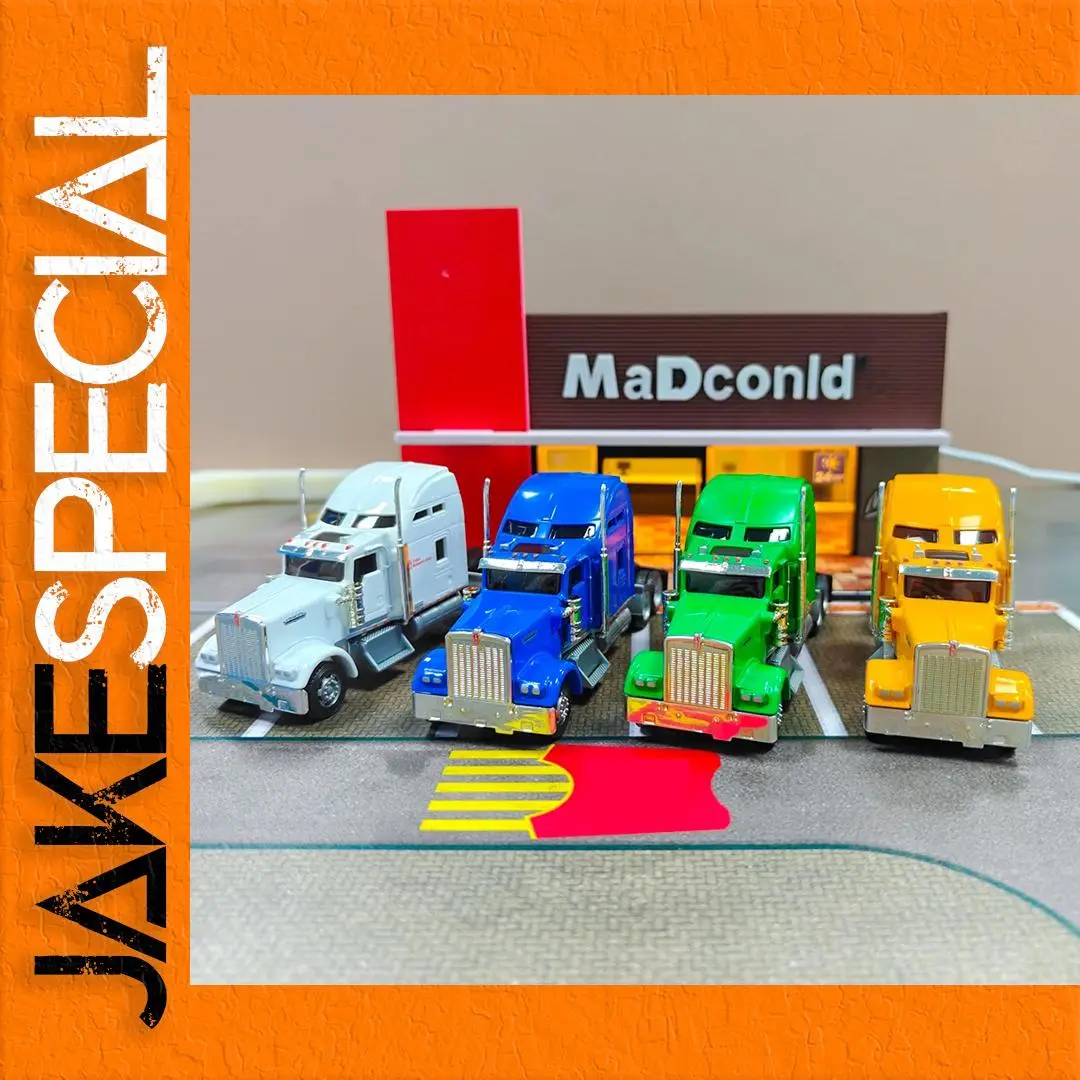 Kenworth W900 Tandem Axle Model Truck Set 1 Kenworth W900 Tandem Axle Model Truck Set