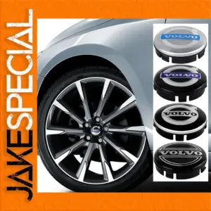 Weatherproof Aluminum and ABS Wheel Hub Caps Set