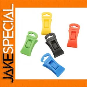 60 Colorful Sock Clips for Laundry Organization