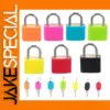 Vibrant 50 Keyed Padlock Set in Assorted Colors