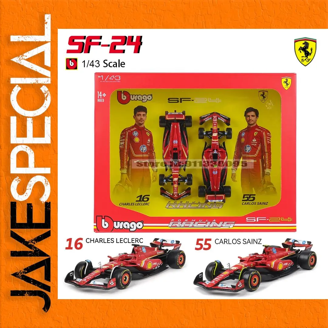 Ferrari SF24 1:43 Die-Cast Model by Bburago 1 Ferrari SF24 1:43 Die-Cast Model by Bburago