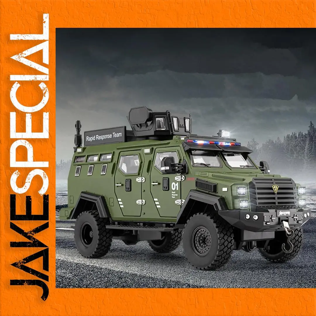 1:24 Alloy Tactical Police Off-Road Model 1 1:24 Alloy Tactical Police Off-Road Model