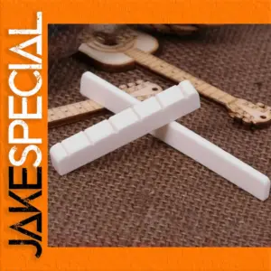 Bone Saddle and Nut for 6 String Guitar