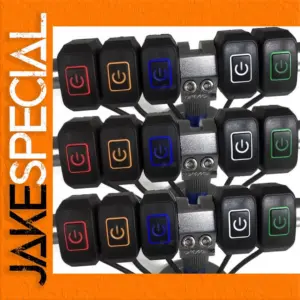 Motorcycle Handlebar Control Switch 22mm Waterproof