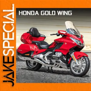 Red Honda Gold Wing Tour 1:9 Scale Model