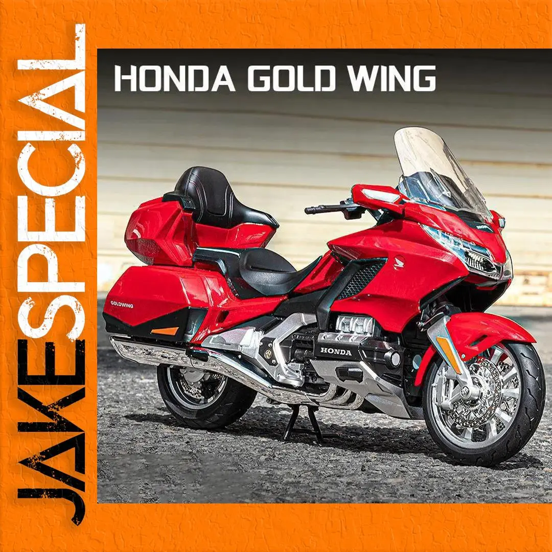 Red Honda Gold Wing Tour 1:9 Scale Model 1 Red Honda Gold Wing Tour 1:9 Scale Model