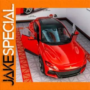 1:32 Red Sports Car Model by MAKEDA
