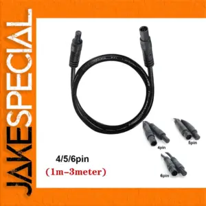 Automotive Black Extension Cable 1-3m