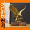 Resin Golden Eagle Sculpture for Decor