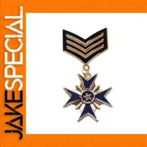 British Academy Wind Medal Pin with Star Design