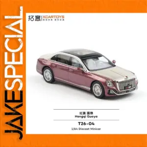 Pink and Black 1:64 Diecast Car Model