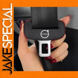 Premium Seat Belt Buckle Protector Set in Nappa Suede