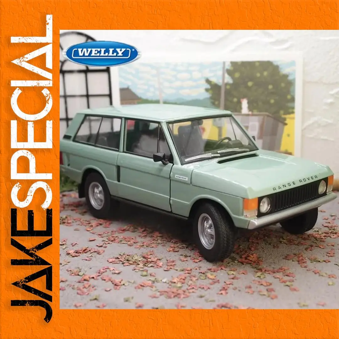 1970 Range Rover Diecast Model in Light Green 1 1970 Range Rover Diecast Model in Light Green