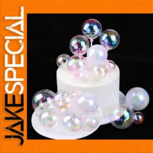 Colorful Plastic Cake Decoration Balls Set