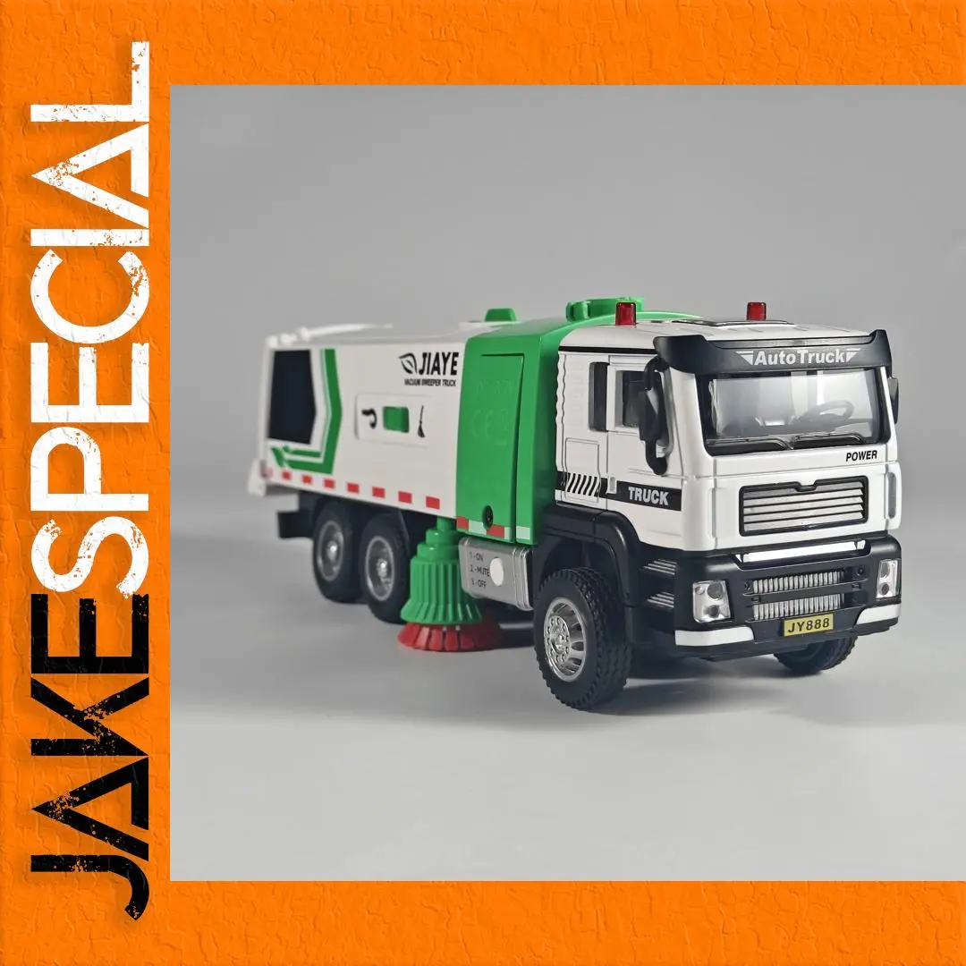 1:50 Scale Diecast Engineering Sweeper Truck 1 1:50 Scale Diecast Engineering Sweeper Truck