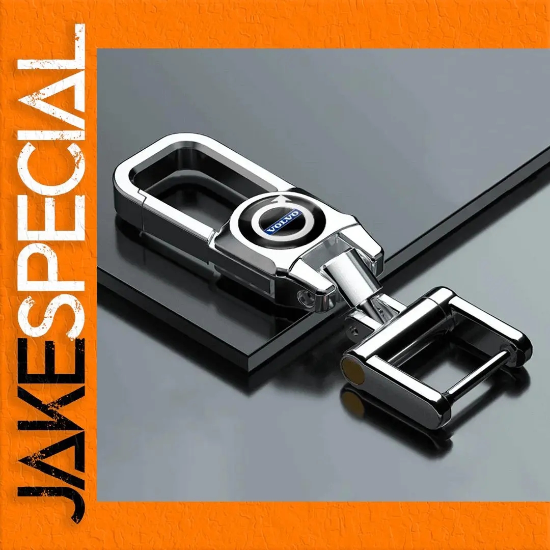 Premium Silver Logo Metal Keychain for Vehicles 1 Premium Silver Logo Metal Keychain for Vehicles