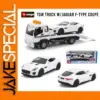 Bburago 1:43 Tow Truck and Jaguar F-Type Set