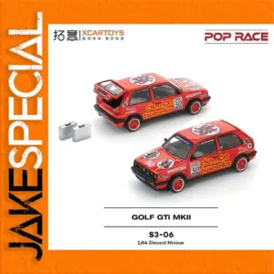 VW Golf GTI Mk2 1/64 Scale Diecast Model