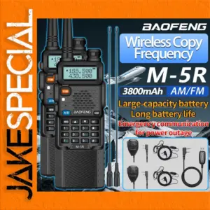 Baofeng M-5R Walkie-Talkie with 10Km Range