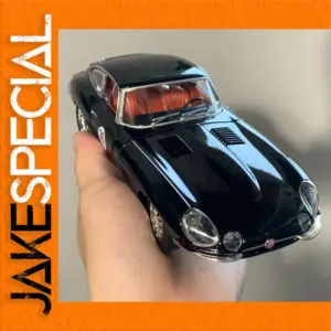 Black Jaguar E-Type Model 1:24 Scale Collector's Replica