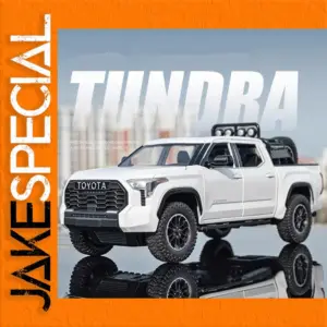 White Toyota Tundra Diecast Model 1:22 Scale